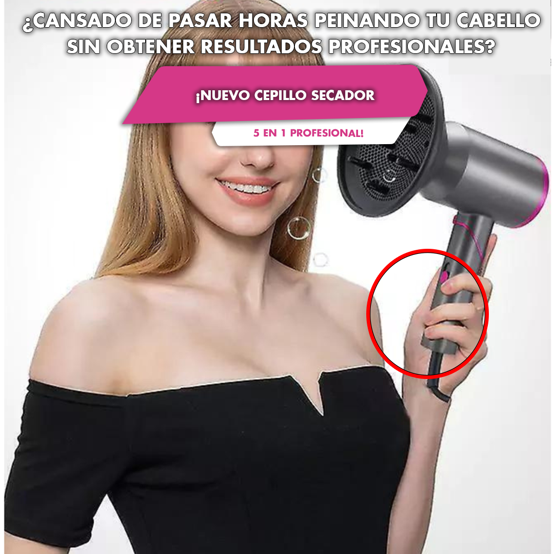 StyloPro 5 en 1 - Cepillo Secador 5 en 1 Profesional